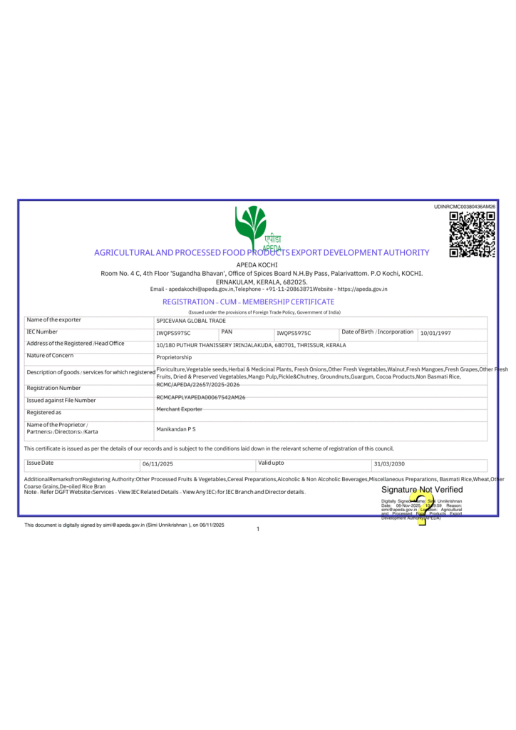 Spicevana Global | Best Spice Export in India